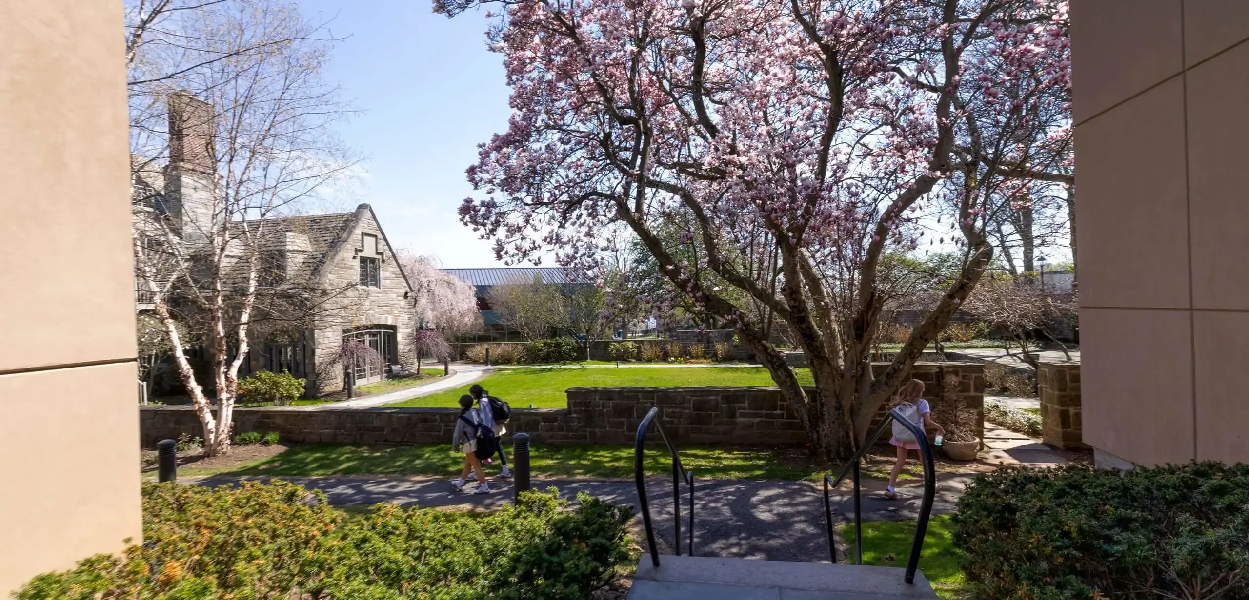 shot of the campus