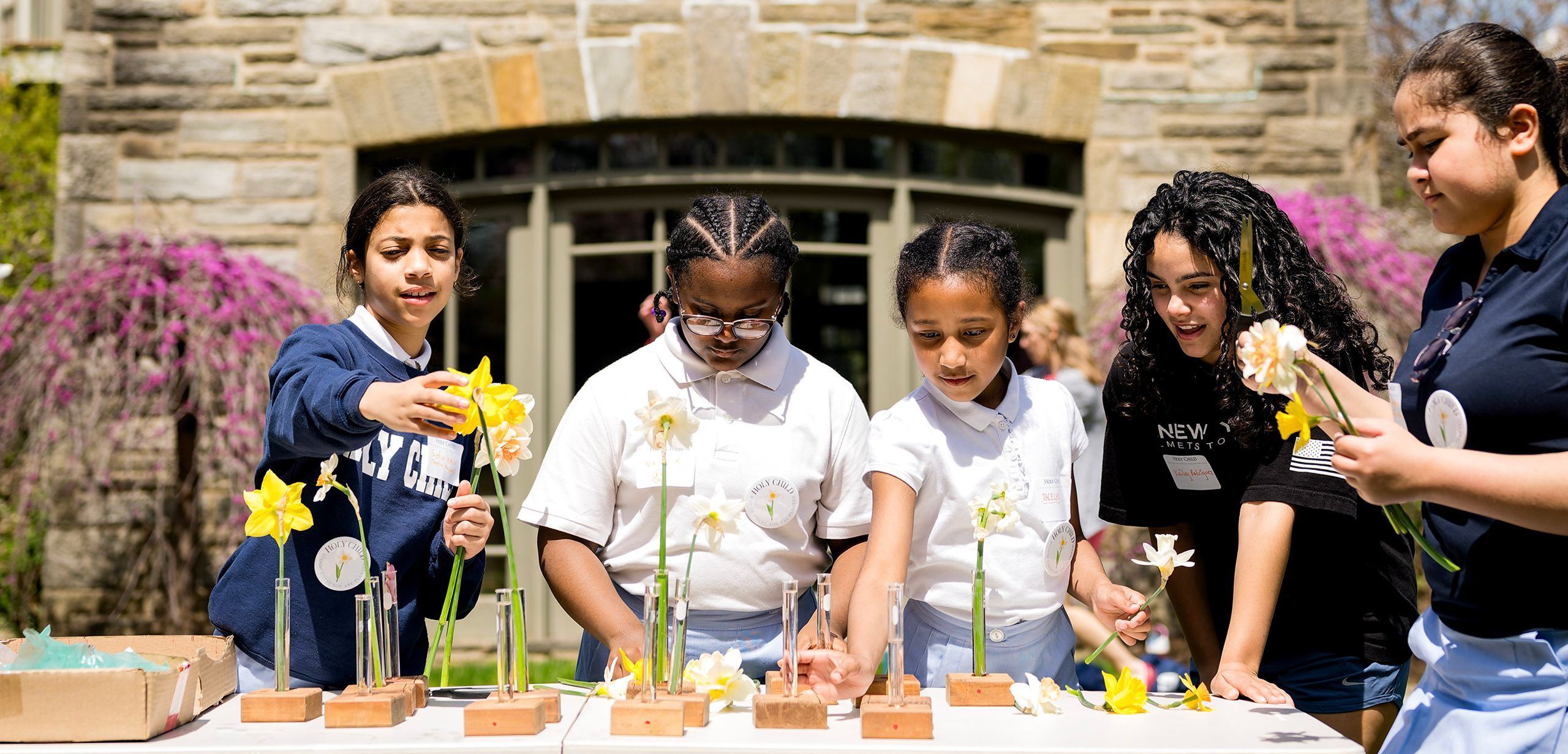 Students engaging on a classroom activity